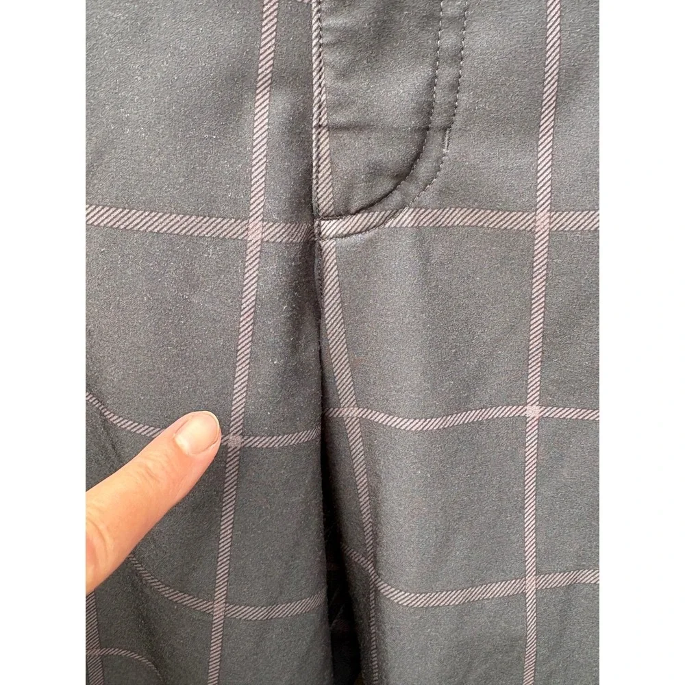 Nike Golf Modern Fit Dri-FIT Shorts‎ Mens 40 Gray Purple Plaid 725700-010